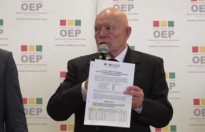 TSE aprueba cómputo nacional y declara a Rodrigo Paz como ganador de las Elecciones Generales 2025