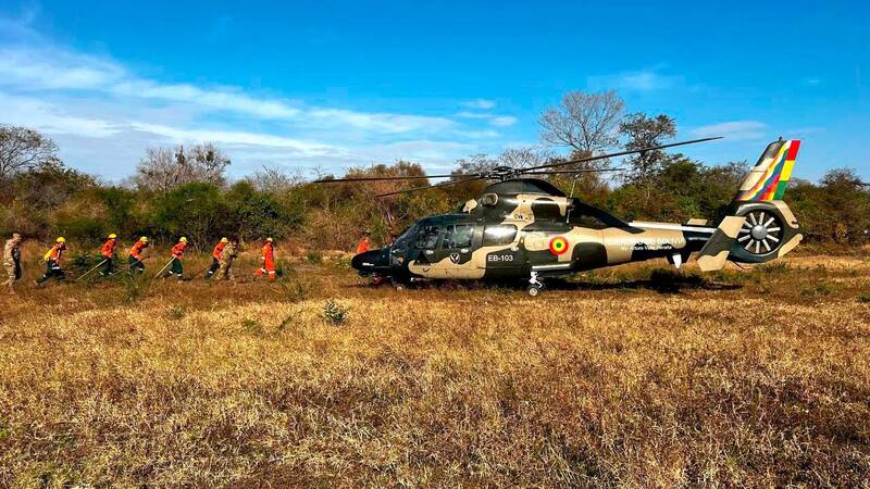 FFAA despliega patrullaje sostenido en el Parque Tunari y evita propagación de cuatro incendios provocados