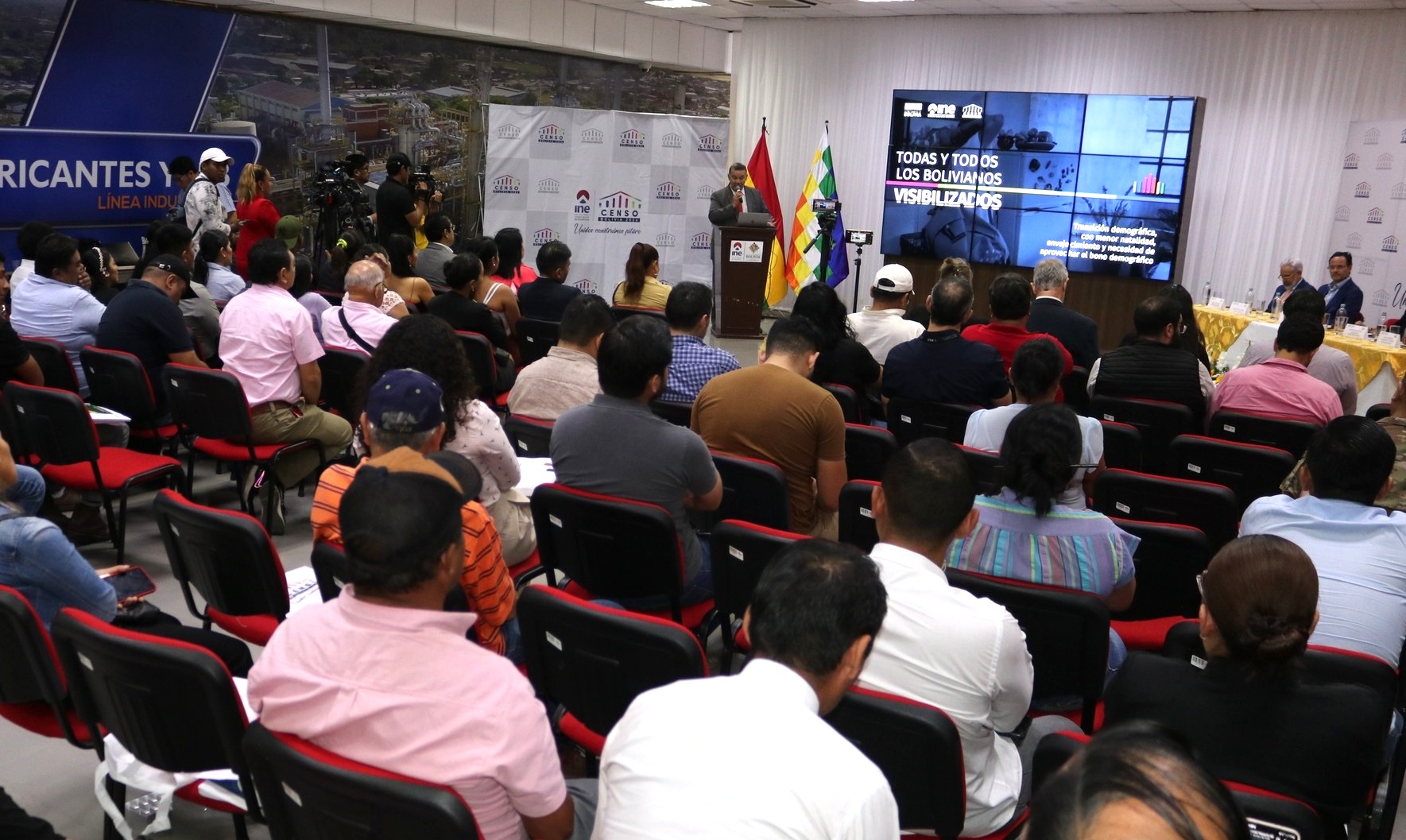 INE socializa datos finales del Censo en Santa Cruz y agradece participación activa de la población