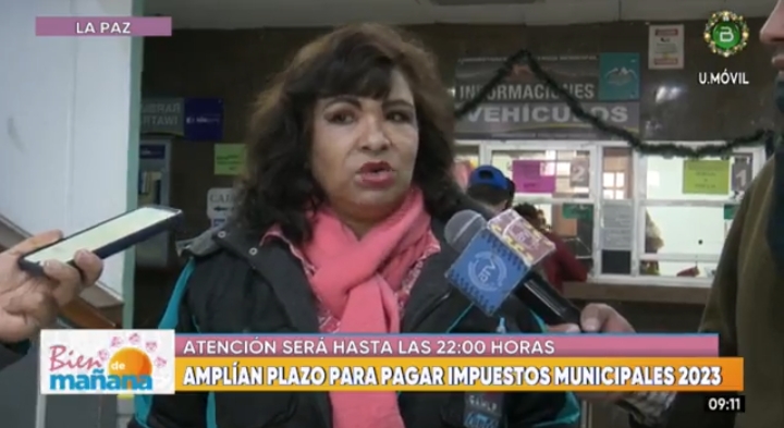Plazo para el pago de impuestos de la gestión 2023 en La Paz vence a las 22h00 de este jueves