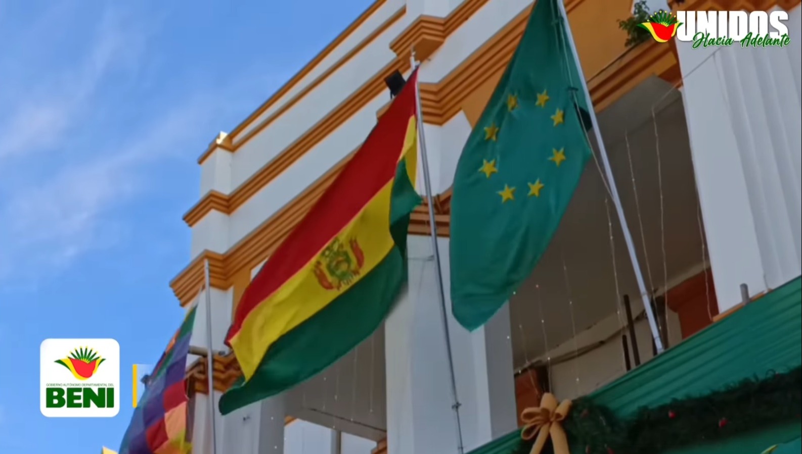 Edificio municipal de Beni. Captura: Gobernación de Beni