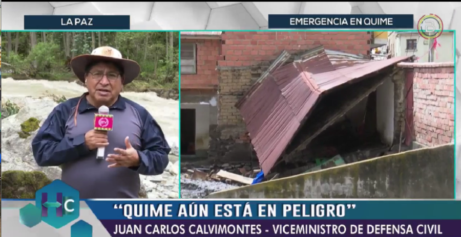 El municipio de Quime continúa en alerta ante el riesgo de nuevos desbordes