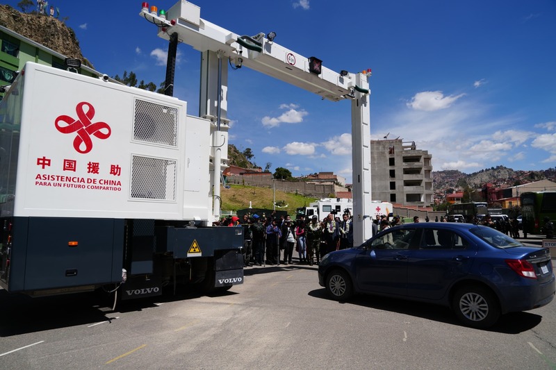 Presentan moderno sistema de inspección de contenedores para luchar contra el narcotráfico y otros ilícitos