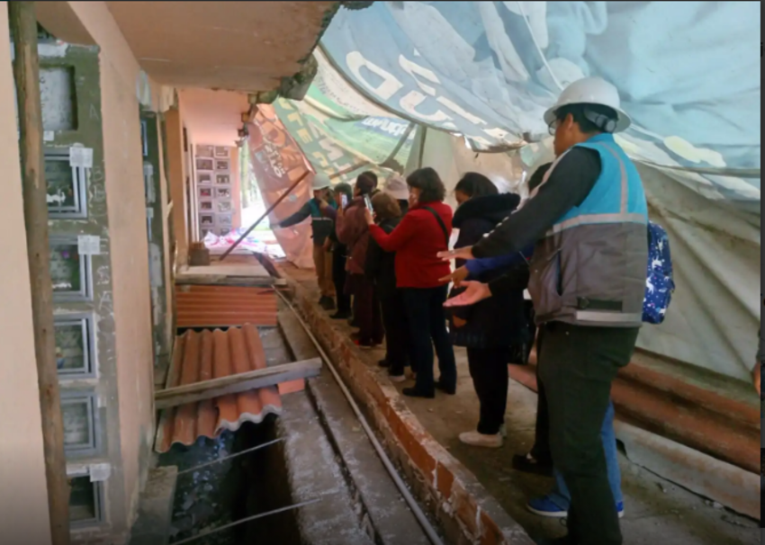 Inician traslado de más de 3.100 sarcófagos del Pabellón Litoral en el Cementerio General de La Paz