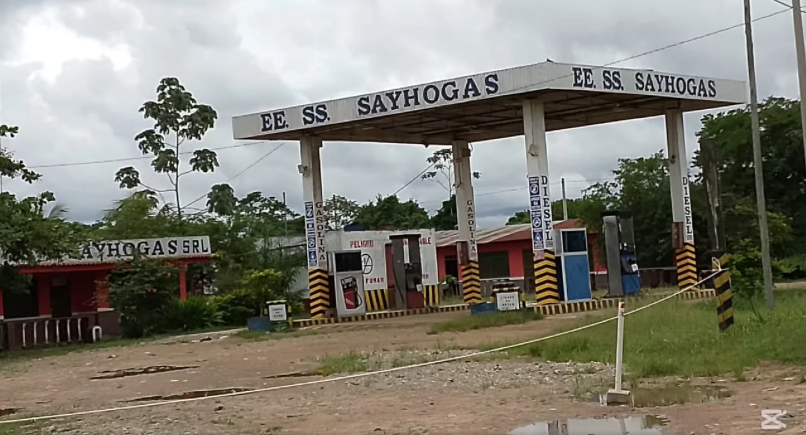 Estación de Servicio "Sayhogas", Ixiamas - La Paz. Captura: RRSS