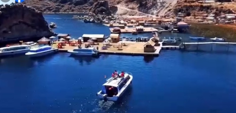 Arce asegura que la turística Copacabana es uno de los lugares más cautivadores de Bolivia