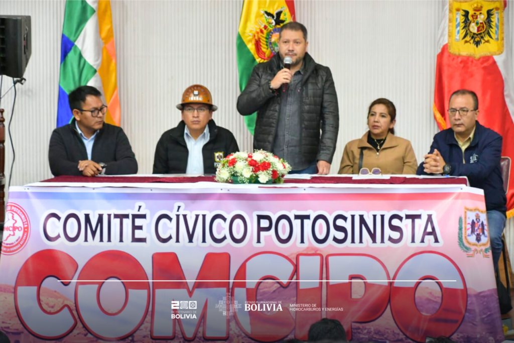 En Potosí socializan los contratos de litio con el Comité Cívico Potosinista