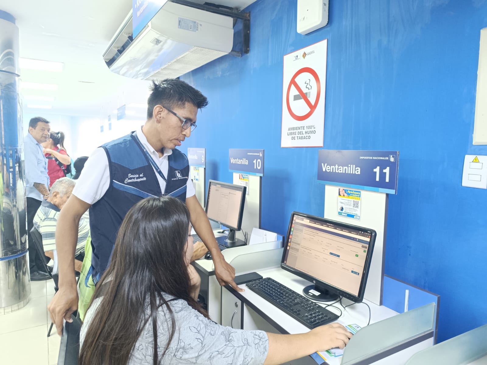 Oficina de Impuestos en Santa Cruz proporcionó 56.724 atenciones tributarias en 2024