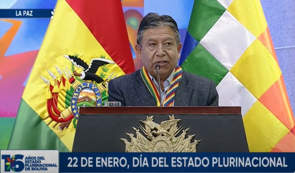 Choquehuanca defiende al Estado Plurinacional y asegura que salvará a Bolivia de regímenes excluyentes