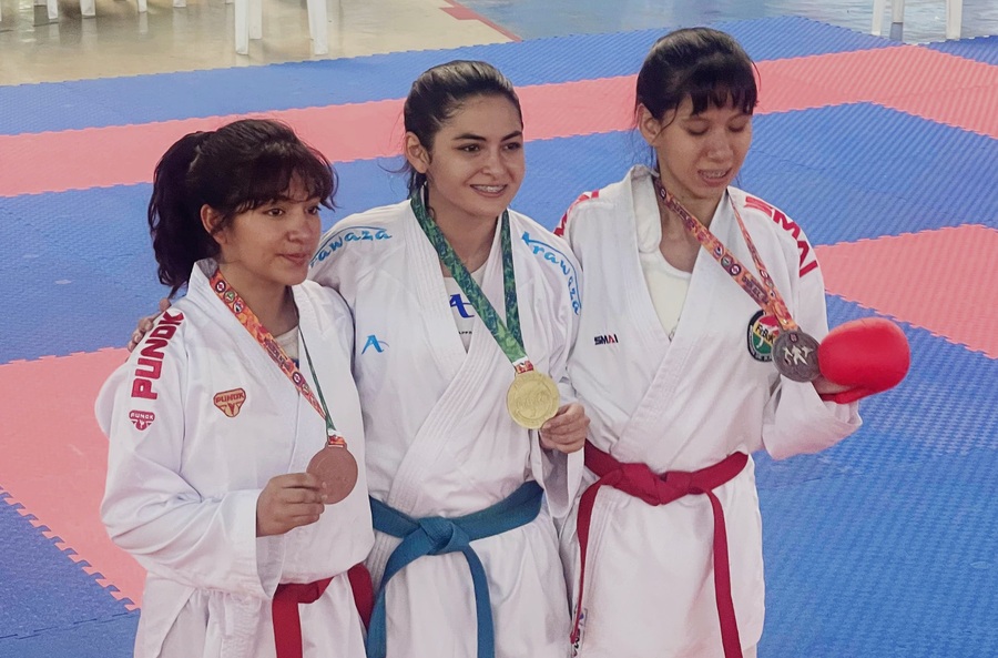 Karatecas del "Sueño Bicentenario" conquistan medallas de oro y bronce en el Open Bolivia WKF & Kyokushin