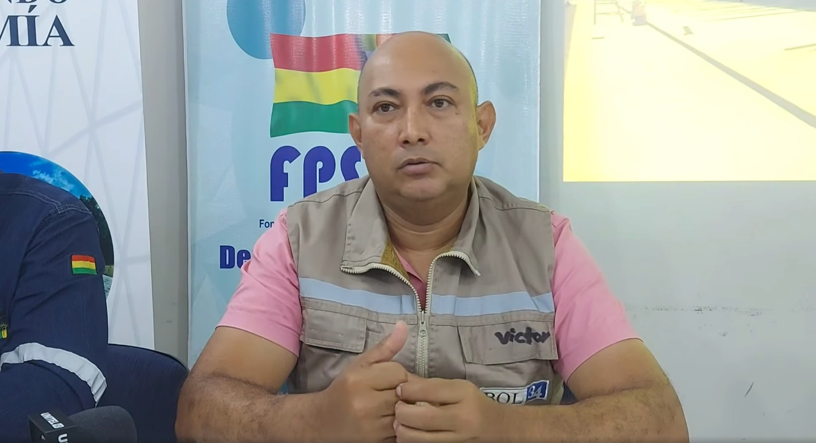 Gerente departamental del Fondo Nacional de Inversión Productiva y Social (FPS) Pando, Víctor Vargas. Foto: Pando al día