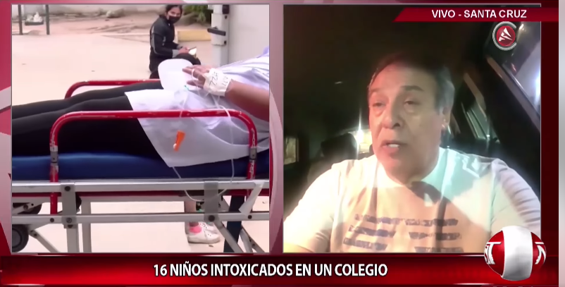Prevén suspender clases en colegios fumigados por empresa que causó intoxicación de 16 niños en Santa Cruz