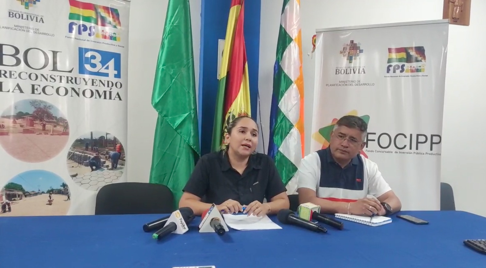 Gerente departamental del FPS Beni, Gigliola Rissco. Captura: Tajibo Digital