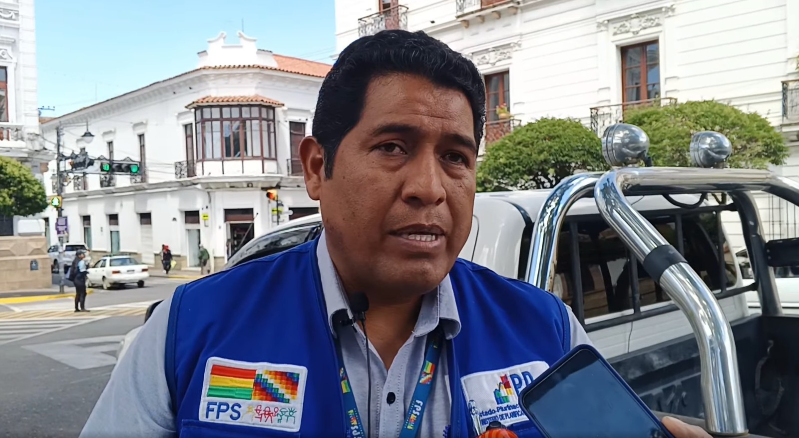 Gerente del FPS Chuquisaca, Gonzalo Salazar. Foto: Radio ADICH