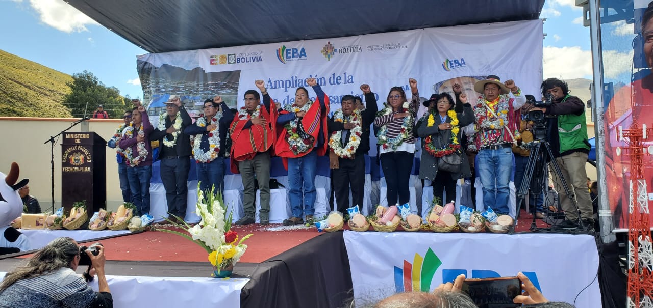 Planta de Procesamiento de Lácteos de Challapata estrena su ampliación, producirá 30.000 litros por día y planean exportar