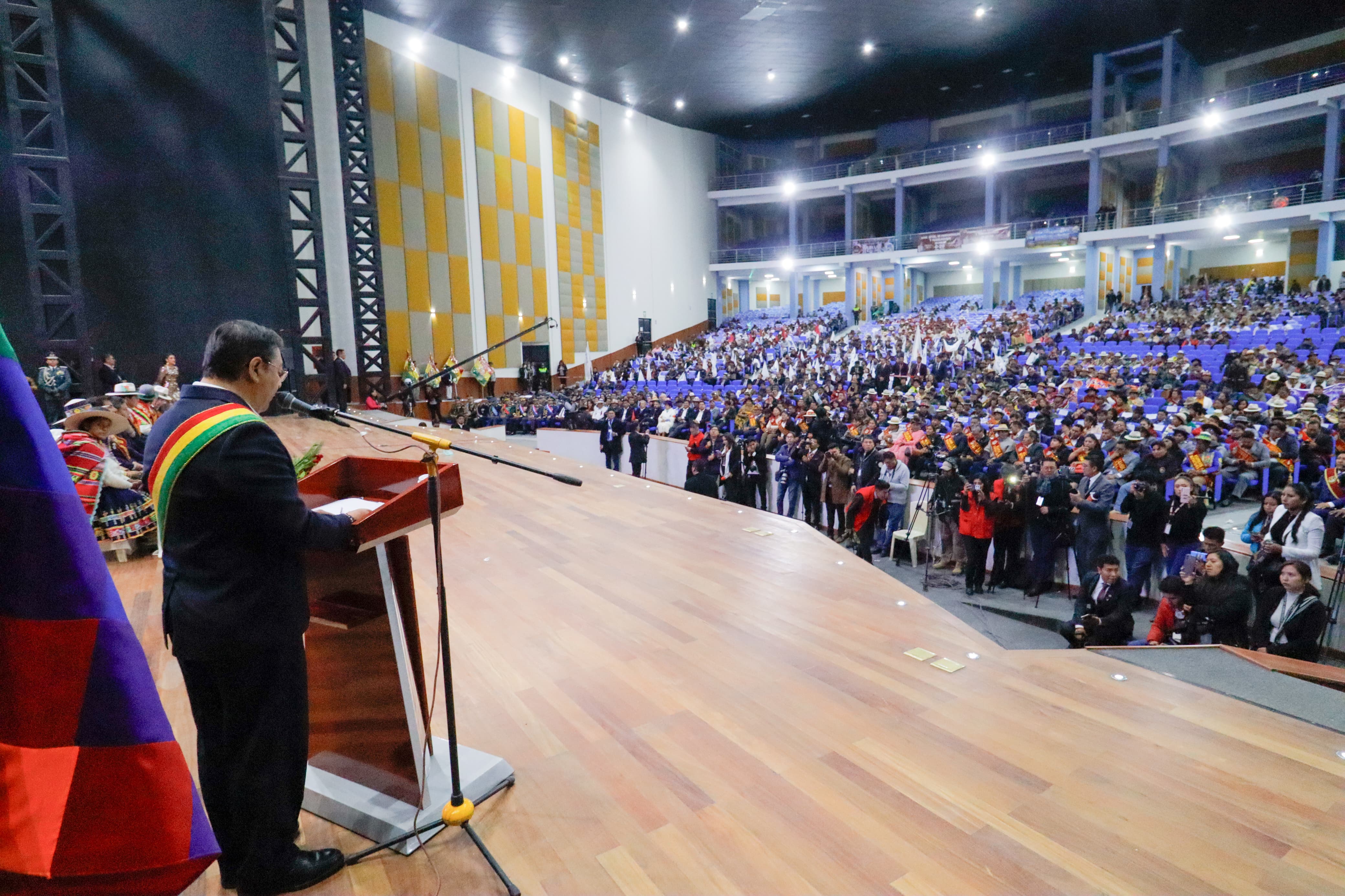 Arce destaca potencial productivo de Oruro y anuncia inyección de Bs 322 millones para 12 proyectos de industrialización