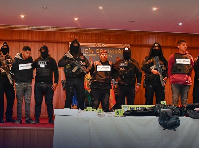 Tres integrantes del Tren de Aragua fueron condenados a 15 años de cárcel, portaban armas de grueso calibre