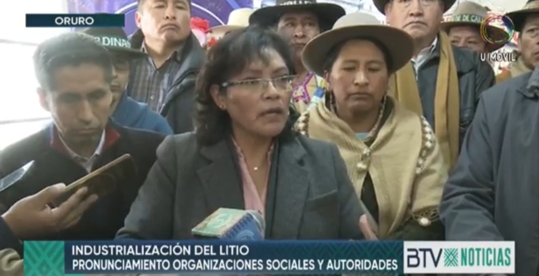 Autoridades de Oruro defienden la industrialización y piden al Legislativo aprobar contratos de litio