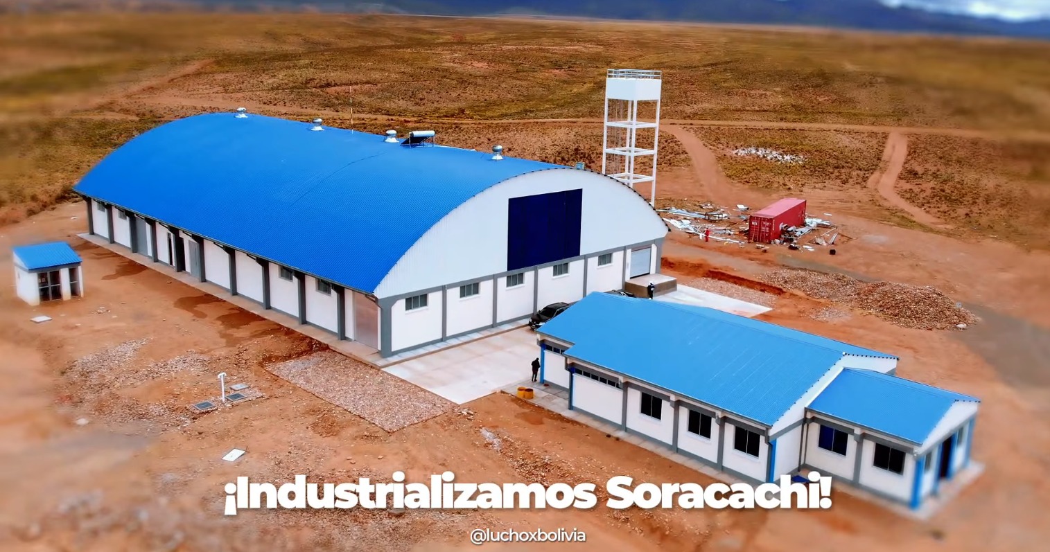 En Sorocachi avanza la construcción de la planta industrializadora de zanahoria por Bs 12,4 millones