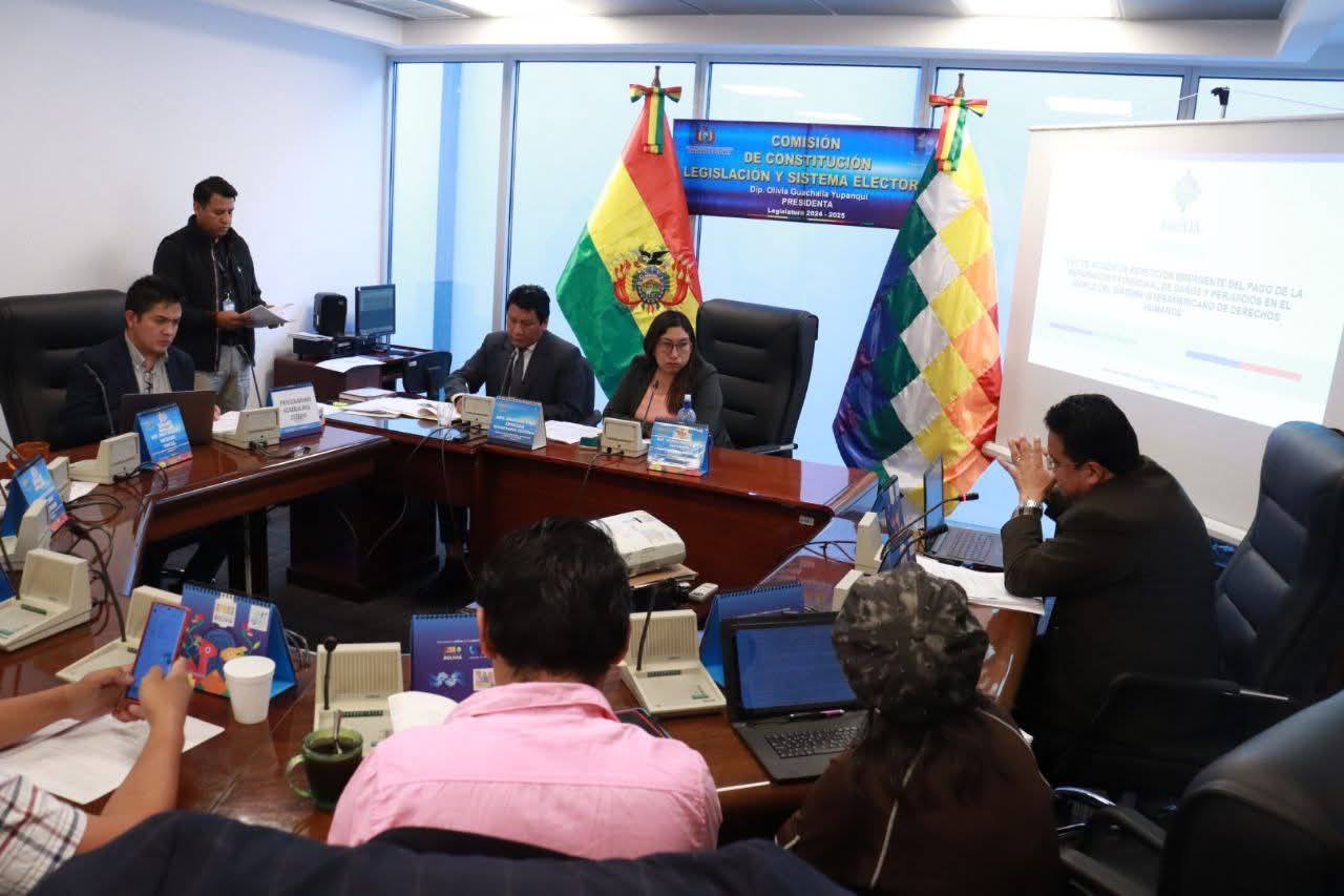 Comisión de Diputados prioriza leyes para las elecciones y el crédito de $us 100 millones irá a sesión de Asamblea