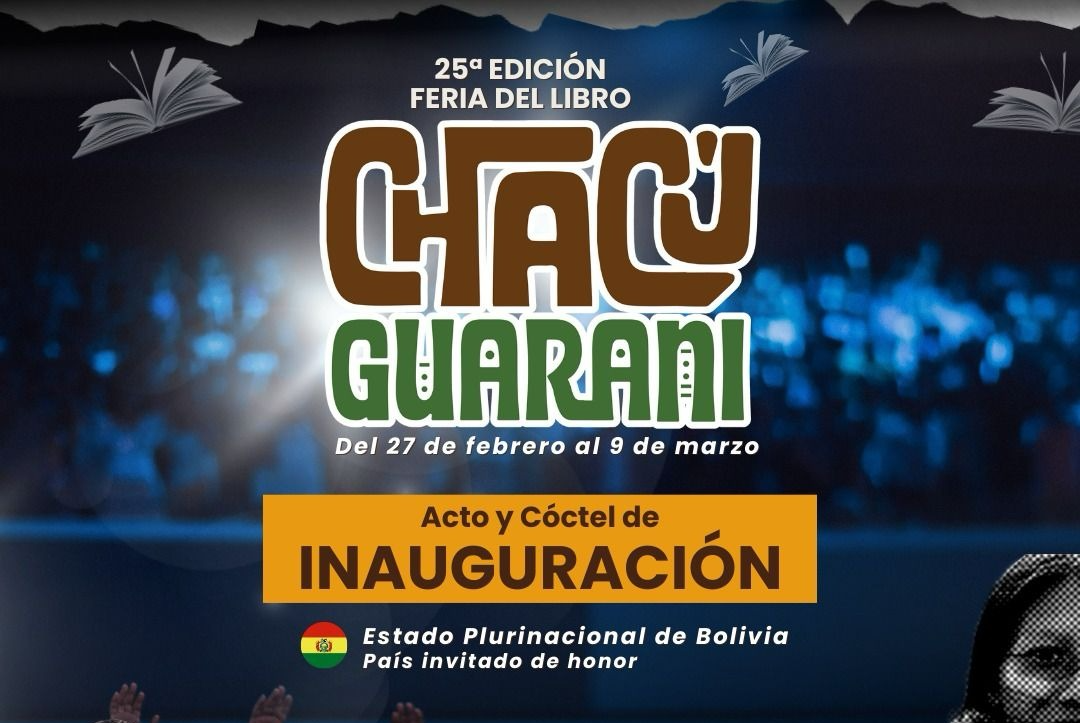 Bolivia será el país Invitado de Honor en la Feria del Libro Chacú Guaraní de Paraguay. Foto: RRSS