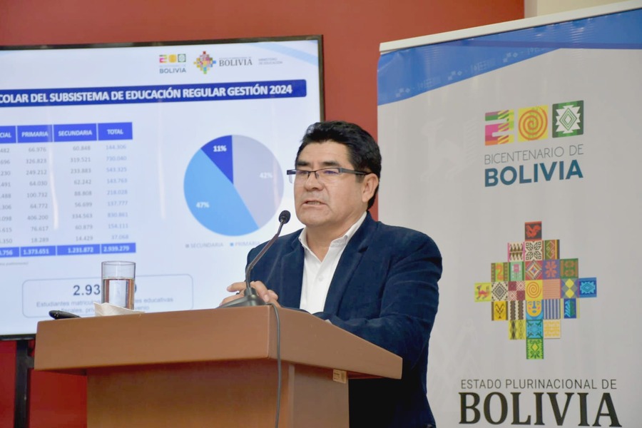 Destacan entrega de infraestructuras educativas en los nueve departamentos con más de Bs 178,8 millones