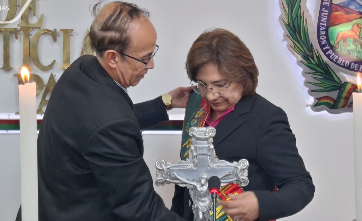Margot Pérez asume la presidencia del Tribunal Departamental de Justicia de La Paz 