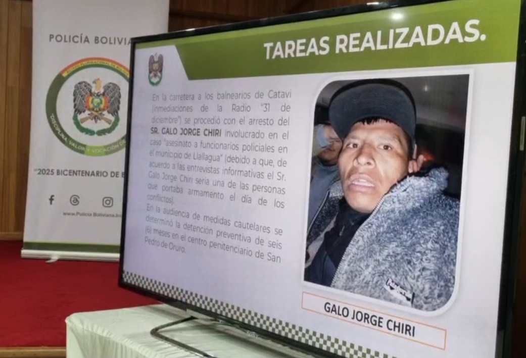 Policía identifica estructura violenta que operó en Llallagua y al francotirador que disparó contra policías