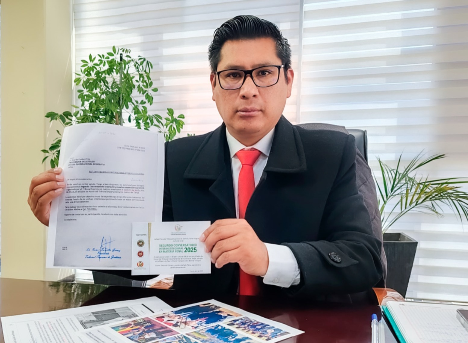 El procurador general del Estado, Ricardo Condori. Foto: PGE.