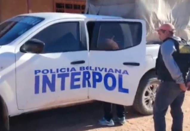 Interpol captura en Chuquisaca a ciudadano paraguayo buscado por homicidio