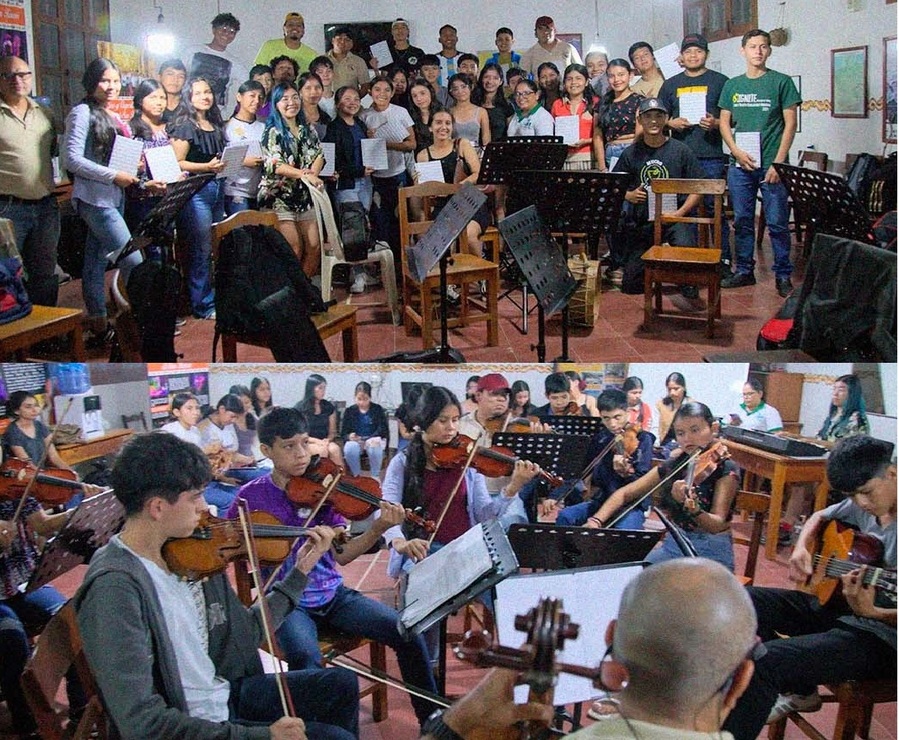 "Voces de la tierra" fusiona música barroca y hip hop en la Chiquitanía boliviana