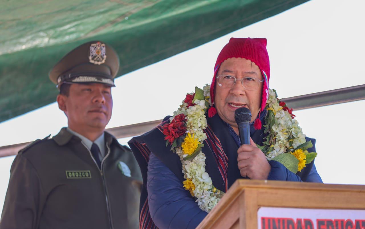 Arce entrega obras por más de Bs 142 millones en La Paz y afirma que solo el MAS asegura continuidad