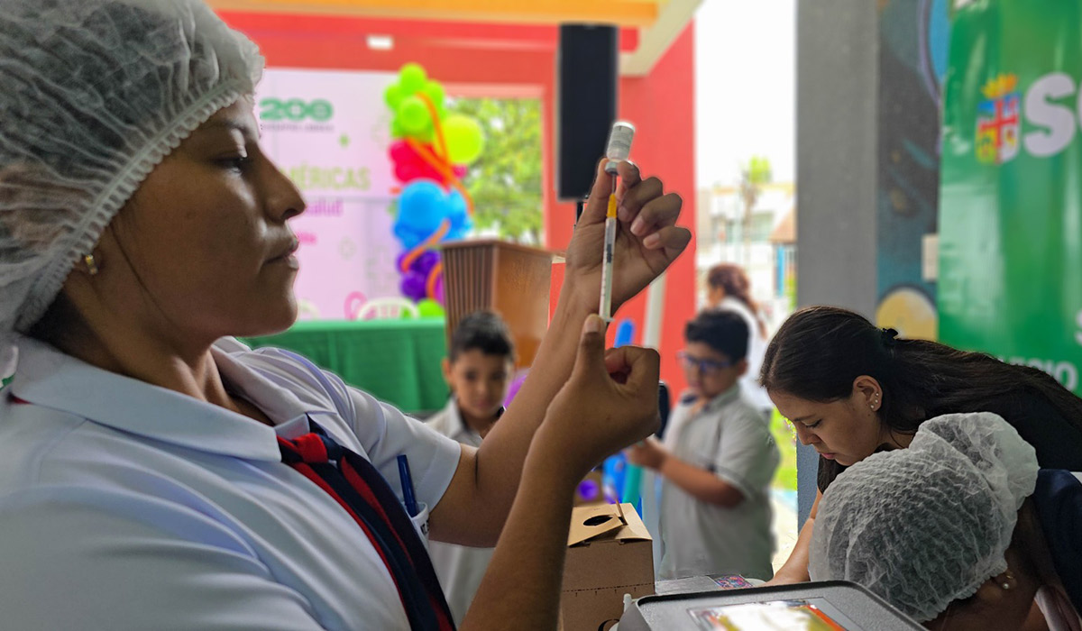 Salud intensifica vacunación y espera que estudiantes retornen a clases protegidos contra el sarampión