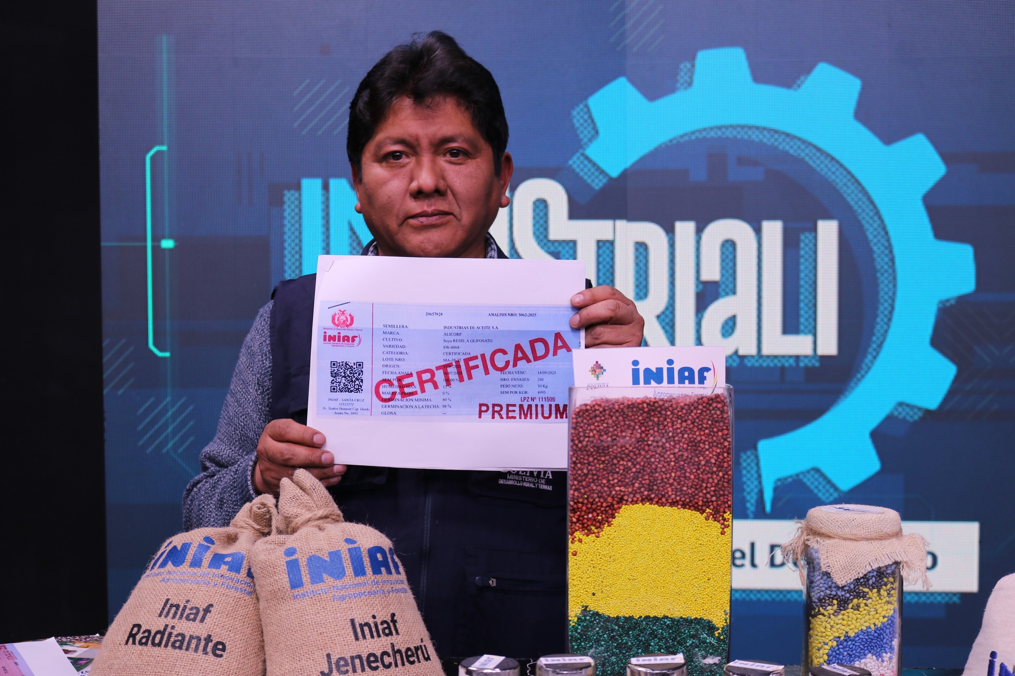 Un código QR facilitará información sobre certificación de semillas