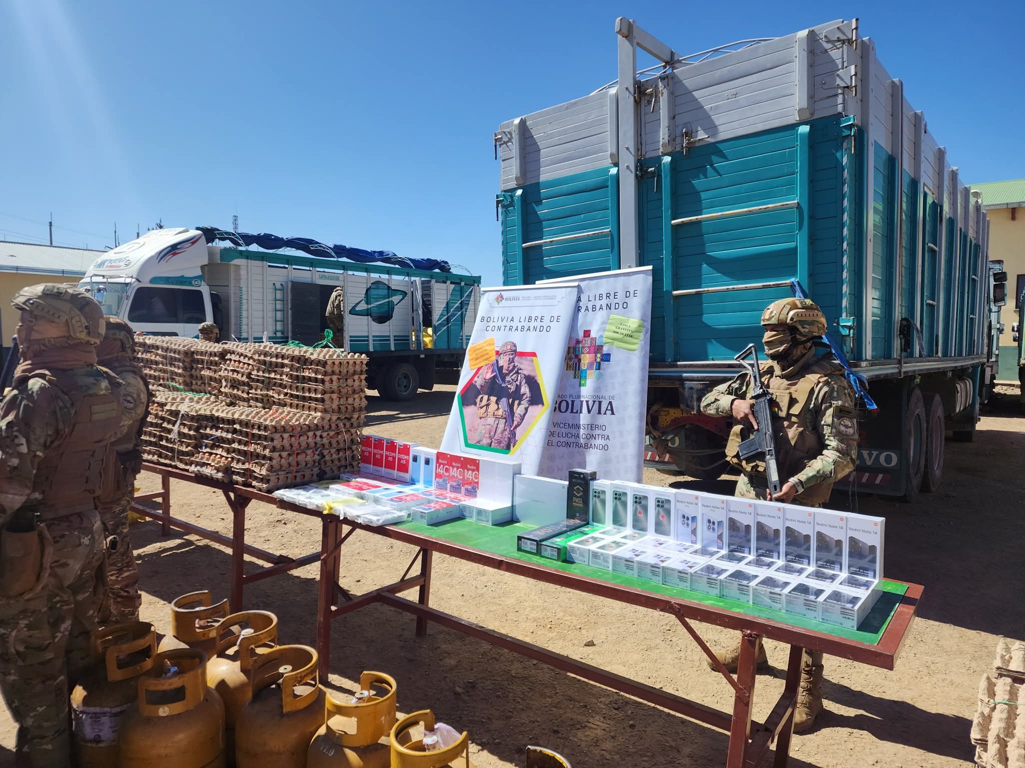 Afectan en más de Bs 78 millones al contrabando y al contrabando a la inversa en el primer semestre de 2025 ‎