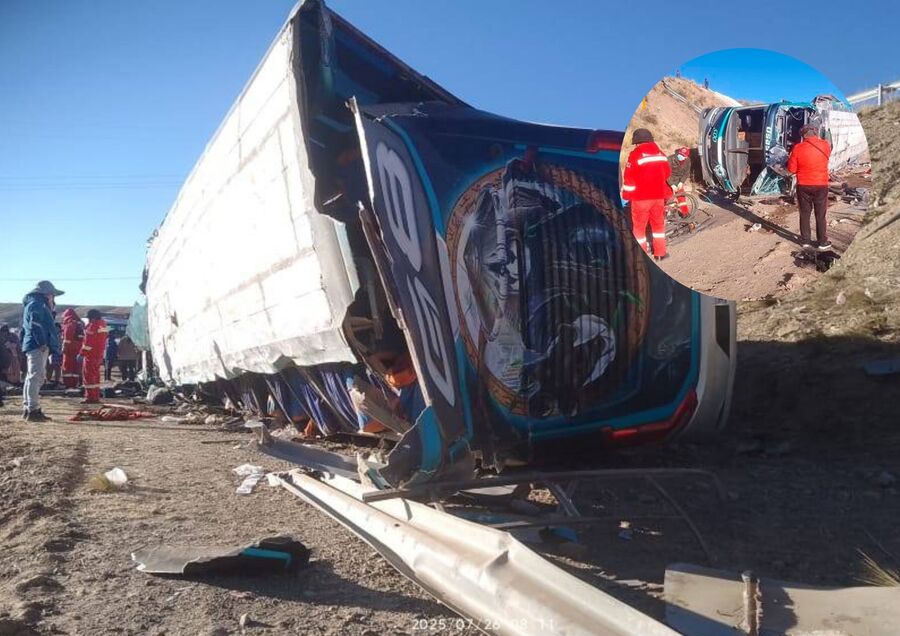 Arce expresa consternación por trágico accidente en la carretera Oruro – Cochabamba 