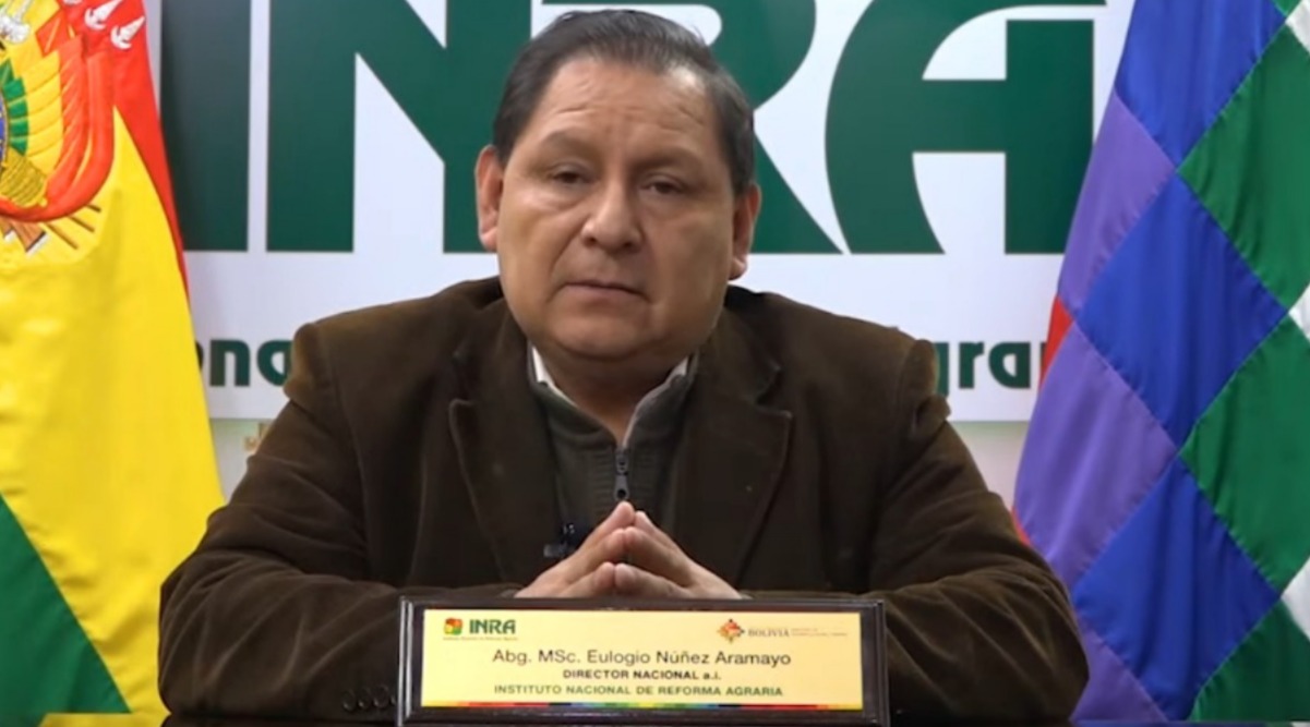 INRA pide por cuarta vez al Legislativo aprobar crédito de $us 40 millones para acabar el saneamiento de tierras