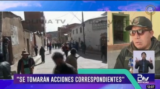 Confirman dos heridos por enfrentamientos en Llallagua, evistas usan piedras y dinamitas