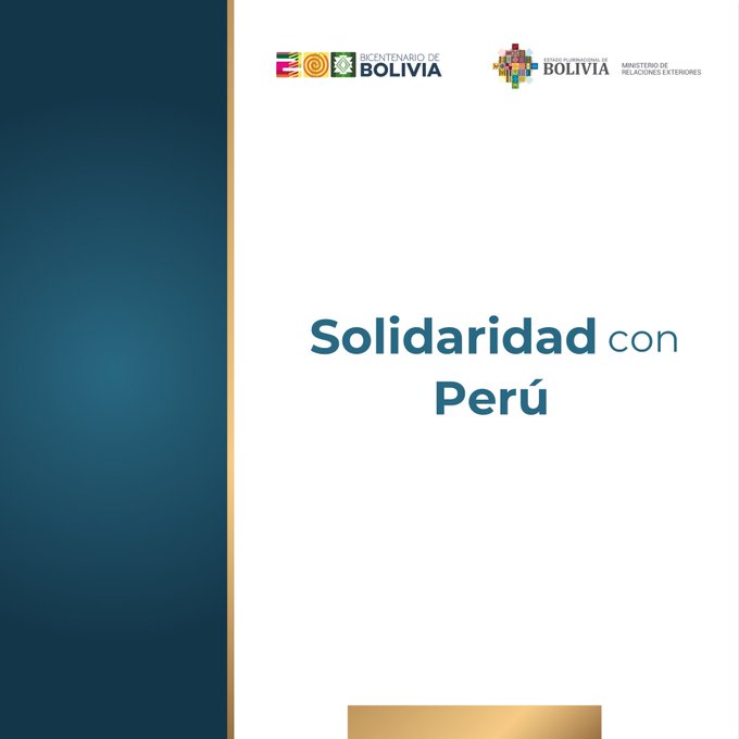 Bolivia expresa su solidaridad a Perú por sismo que cobró la vida de una persona y dejó heridos
