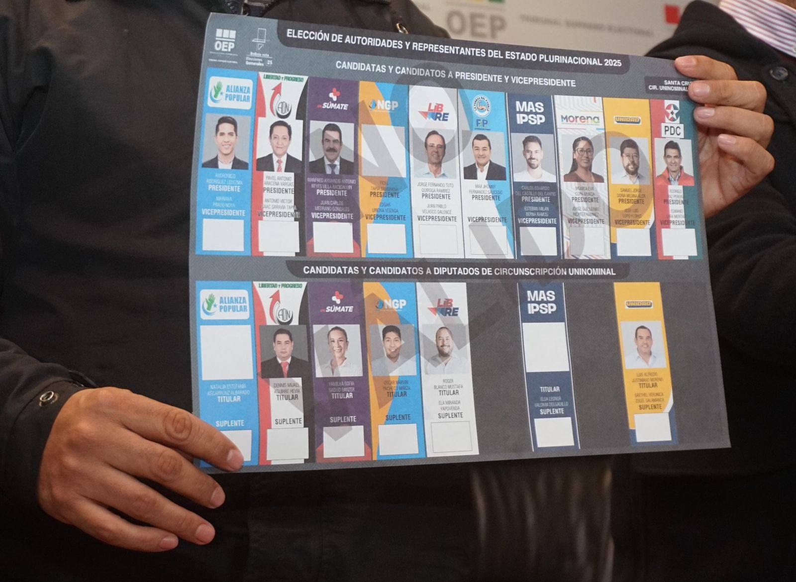 Vence plazo para entrega de fotografías de candidatos a la presidencia, uninominales y especiales