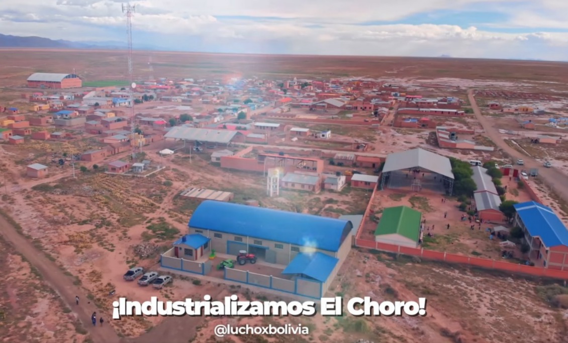 Construcción del Centro de Procesamiento de Alimentos para Ganado en El Choro llega al 97% de avance