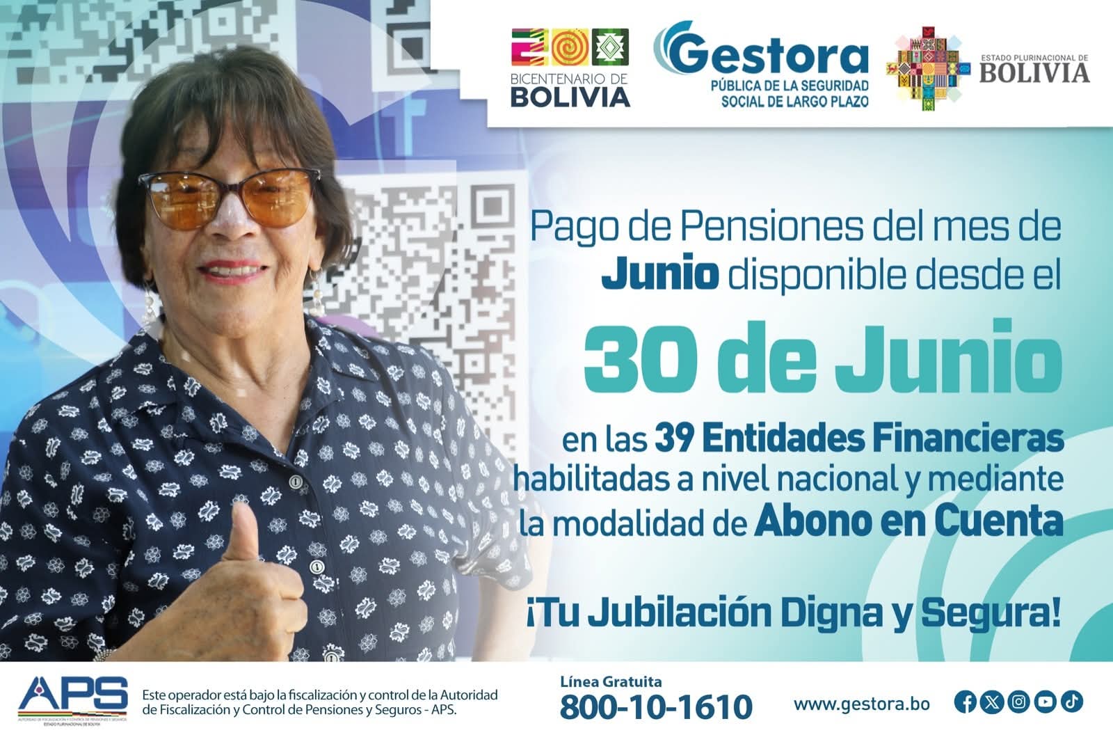 Gestora inicia el lunes el pago de rentas a jubilados
