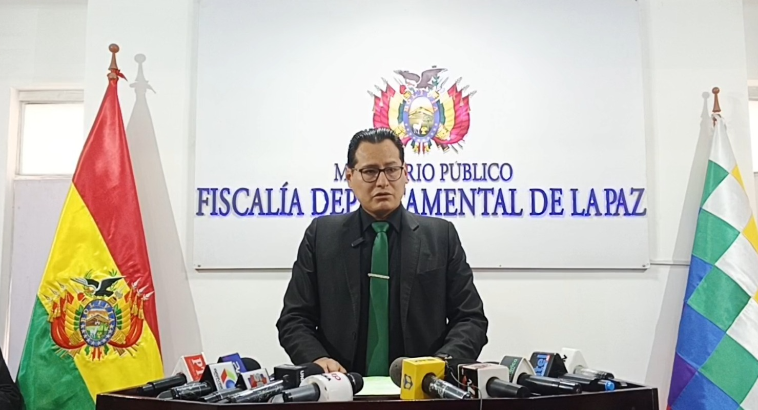 Fiscal departamental de La Paz, Luis Torrez. Captura: FGE