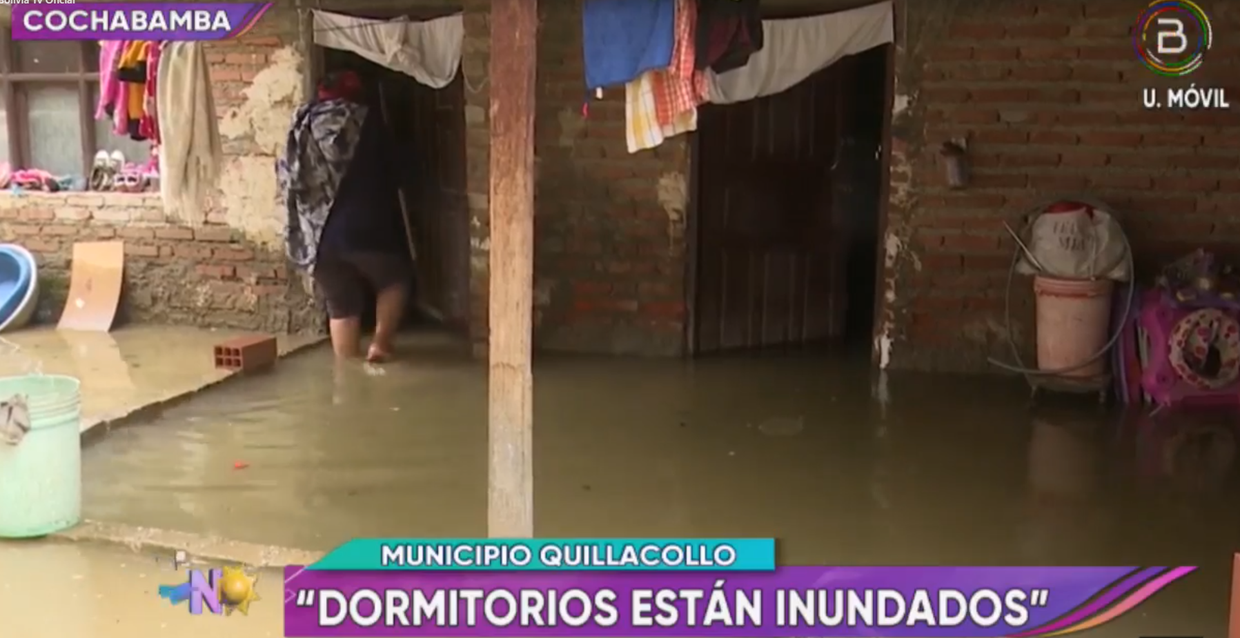 Drenan el agua que afectó a más de seis manzanos en el barrio sur de Quillacollo