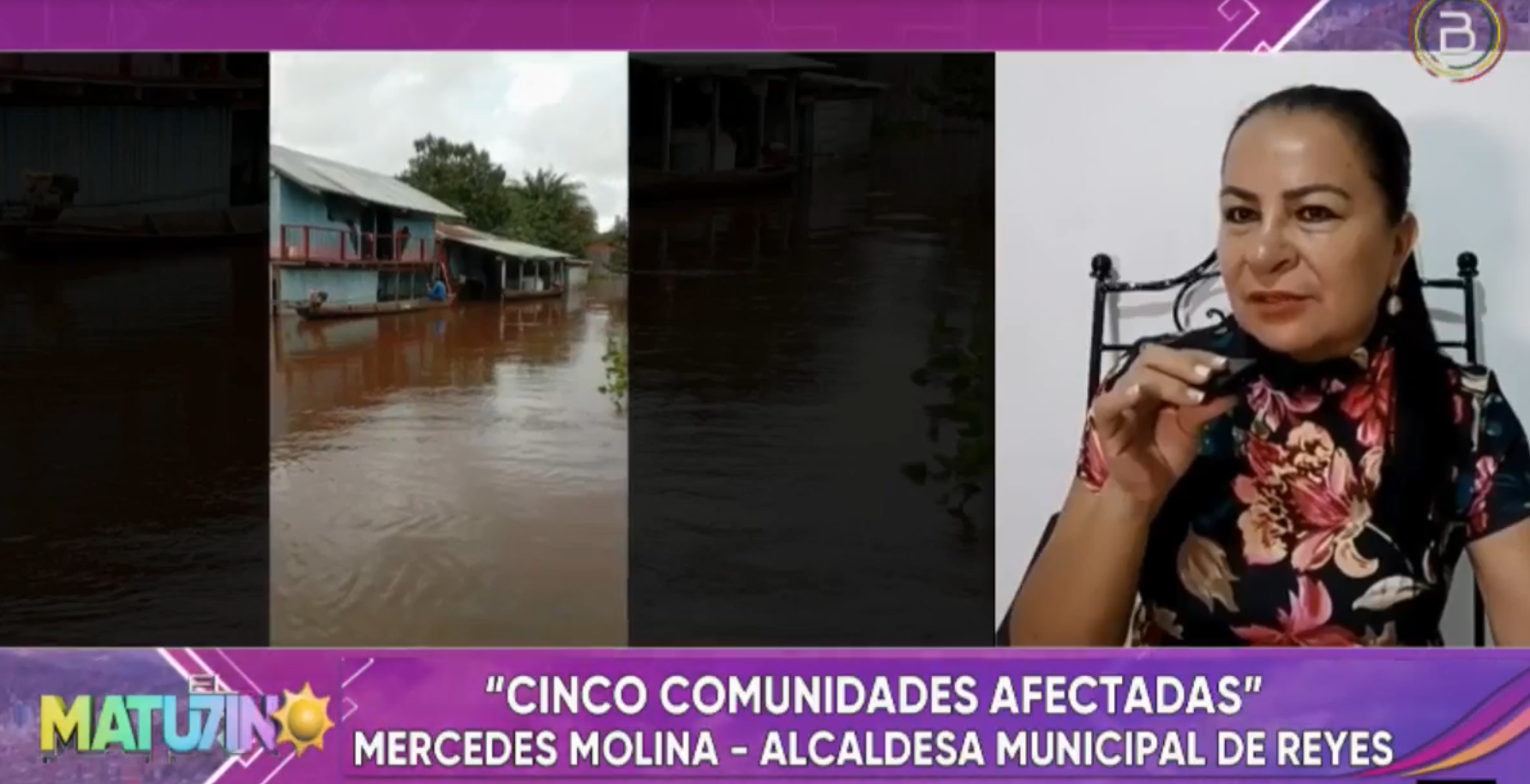 Al menos 4 comunidades fueron afectadas en Reyes por el desborde de río Negro