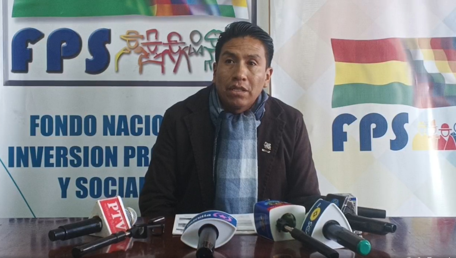 Willy Ramos, gerente departamental del FPS La Paz. Captura: Tele Estrella