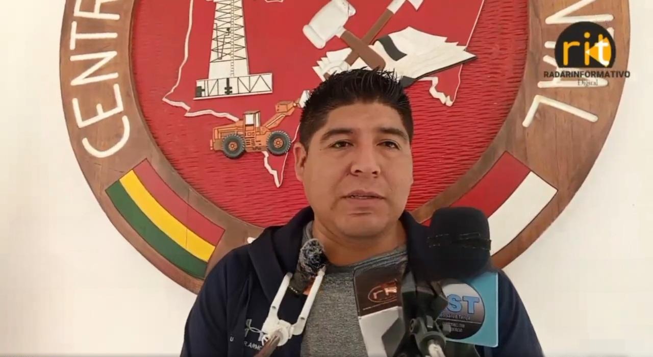 Dirigente ejecutivo de la COD Tarija, Roberto León. Captura: Radar Informativo