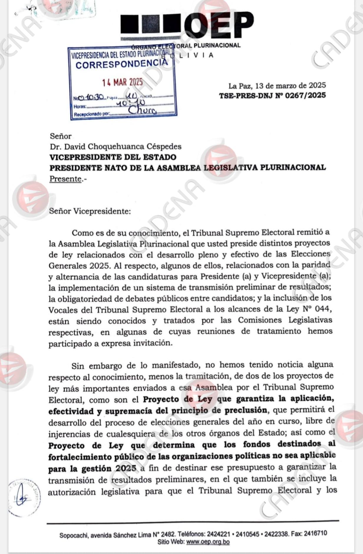 TSE cuestiona silencio del Legislativo y ve riesgos por falta de aprobación de leyes clave para comicios de agosto