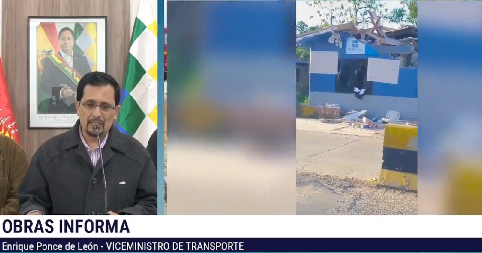 Destruyen puesto de cobro de peajes en Ivirgarzama, Vías Bolivia anuncia acciones penales