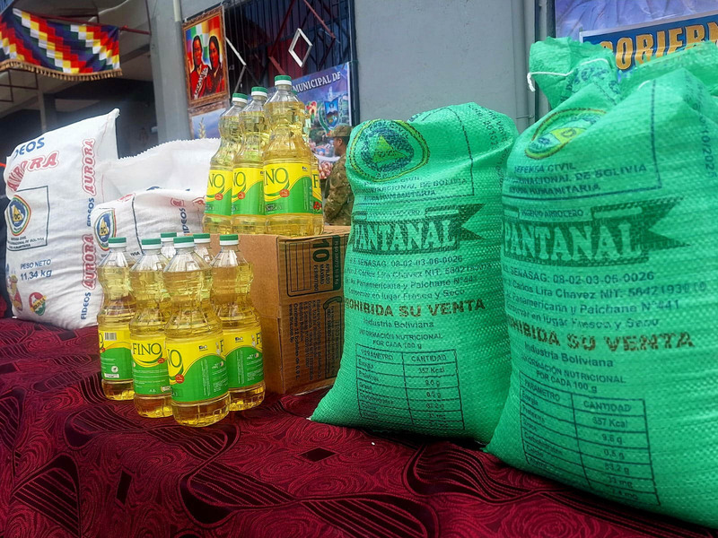 Gobierno entrega más de 93 toneladas de ayuda humanitaria a damnificados en Cochabamba